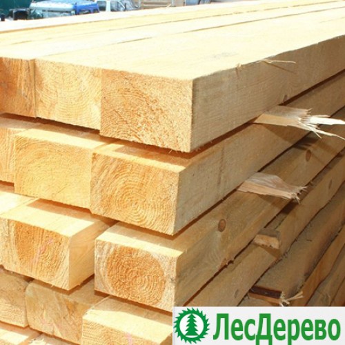 Обрезной брус ТУ 100х150х6000 мм сосна