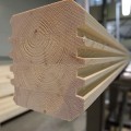 Брус профилированный из лиственницы