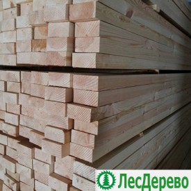 Строганный брусок из сосны 40x60x3000 мм