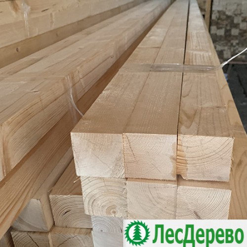 Строганный брусок из сосны 50x50x3000 мм