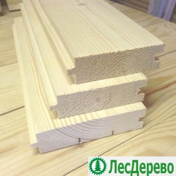 Половая доска из сосны класс А 36x145x6000 мм