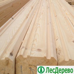 Профилированный брус из сосны 150x150x6000 мм