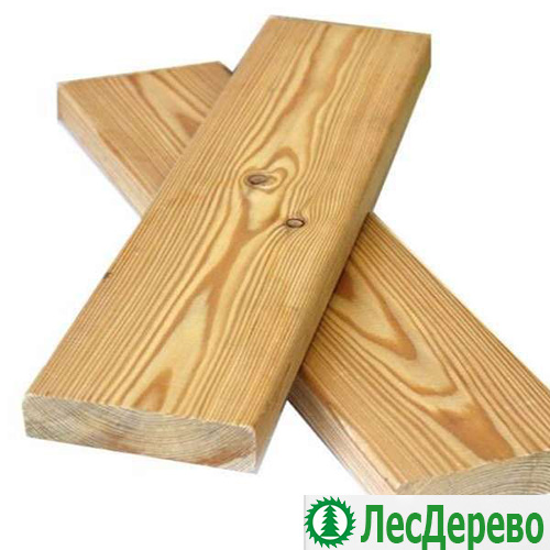 Палубная доска из лиственницы класс А 28x120x4000 мм