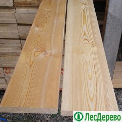 Планкен из лиственницы Прямой класс А 20x140x3000 мм