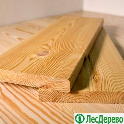 Планкен из лиственницы Прямой класс А 20x170x3000 мм