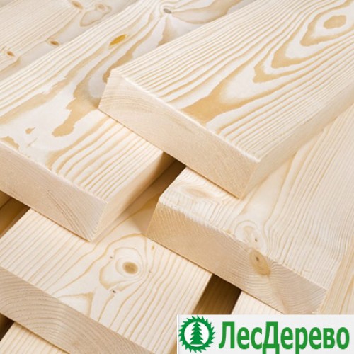 Строганная доска из сосны 25x100x6000 мм