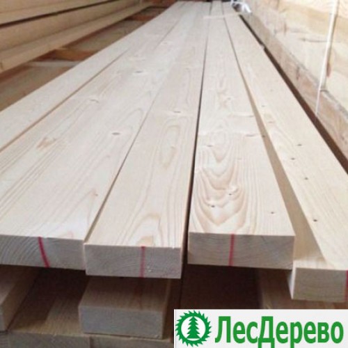 Строганная доска из сосны 50x100x6000 мм