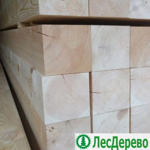 Строганный брус из сосны 200x200x6000 мм