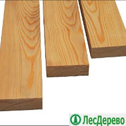 Строганная доска из лиственницы 40x100x6000 мм Строганная доска из лиственницы 40x100x6000 мм